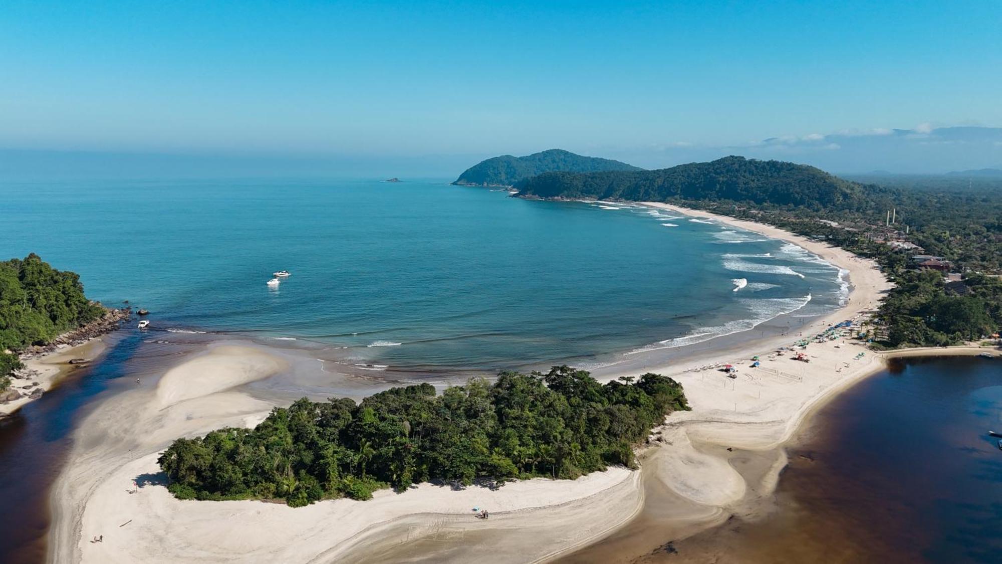 Villa Casa Una A Beira Rio - Barra Do Una - 450M Da Praia Sao Sebastiao  Exterior foto