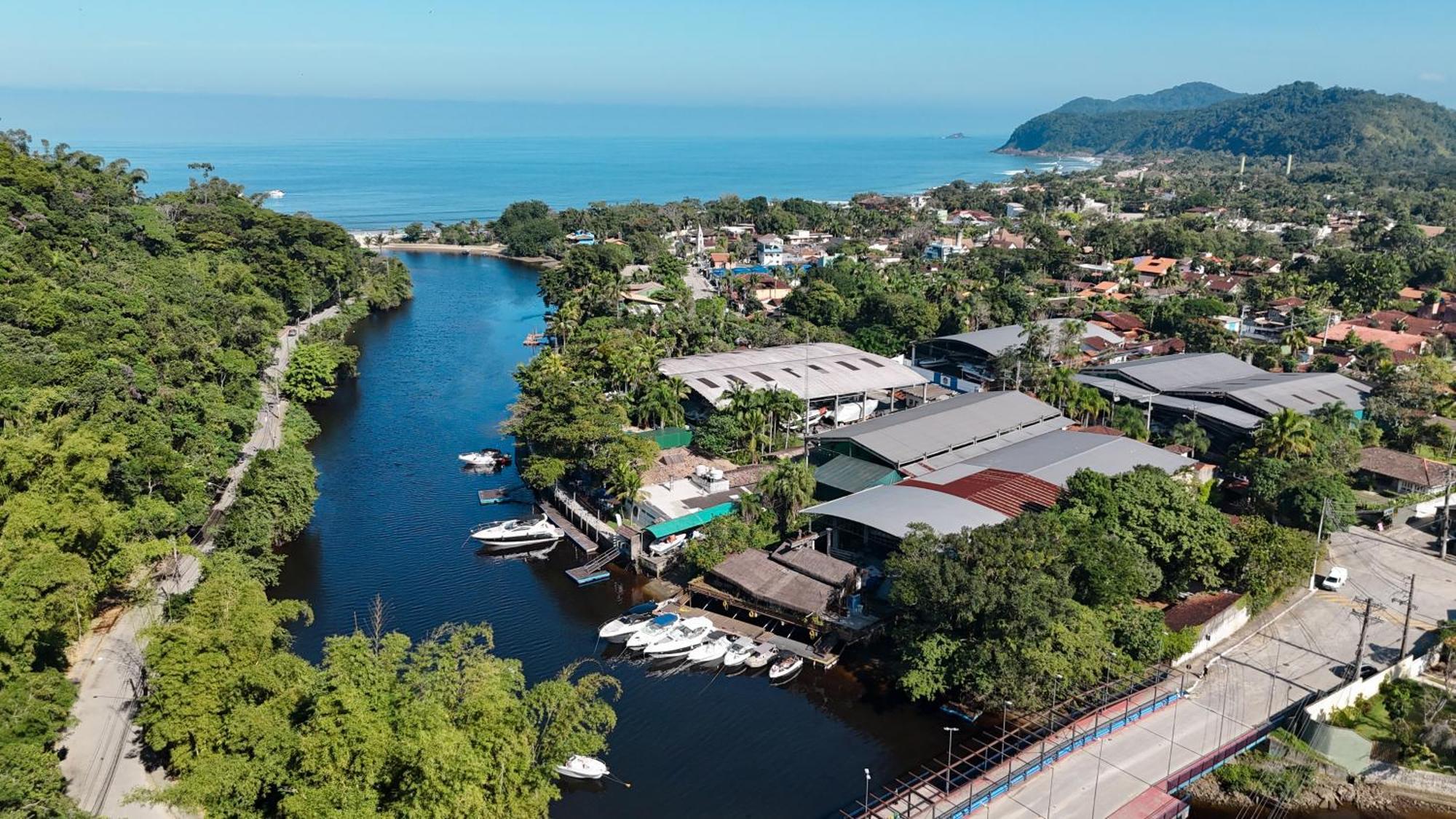 Villa Casa Una A Beira Rio - Barra Do Una - 450M Da Praia Sao Sebastiao  Exterior foto